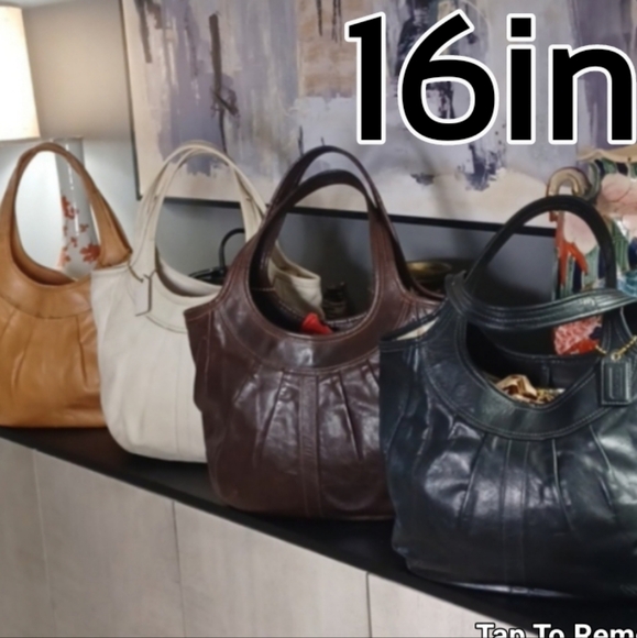 COACH 16 IN ERGO LATEST RAGE NEXT POPULAR HARD TO FIND  ERGO LARGE HOBO! 2008 - Picture 1 of 5